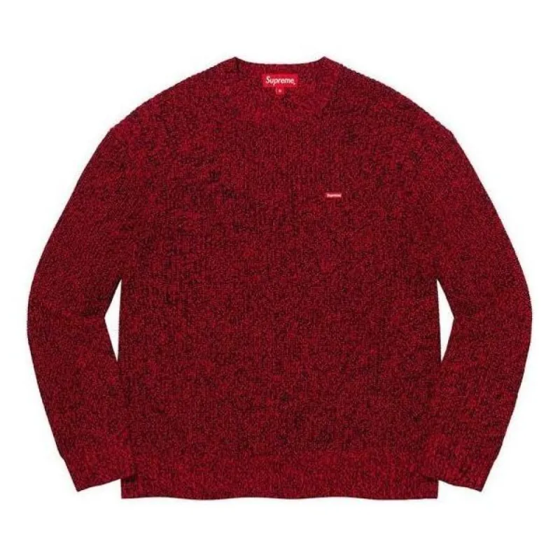 Supreme Mélange Rib Knit Sweater 'Burgindy' SUP-FW21-360 sold by KicksCrew