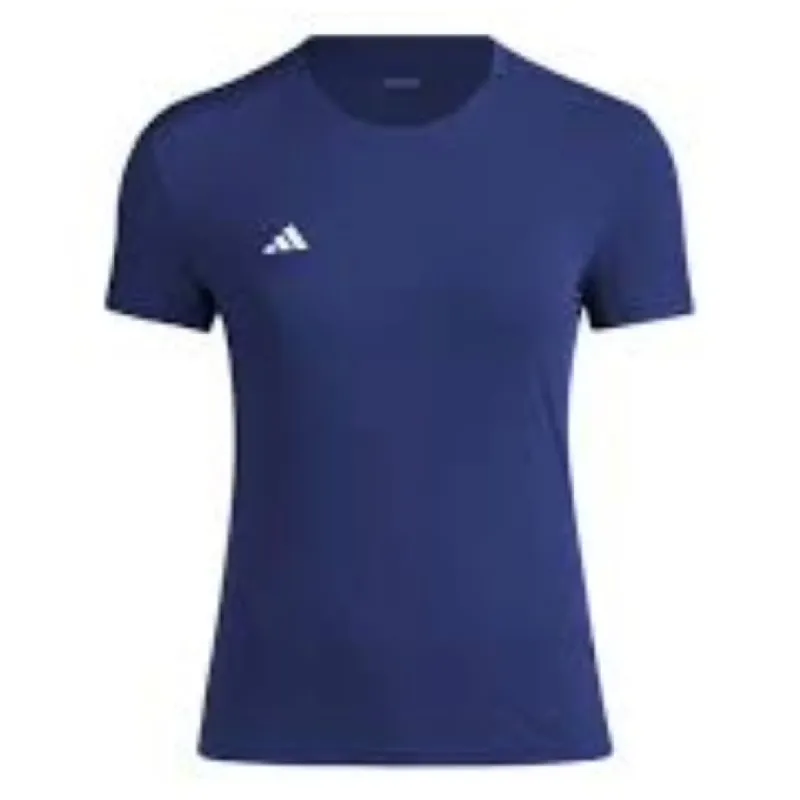 (WMNS) adidas Adizero Essentials Running T-Shirt Asia Sizing 'Navy' IN1174 sold by KicksCrew