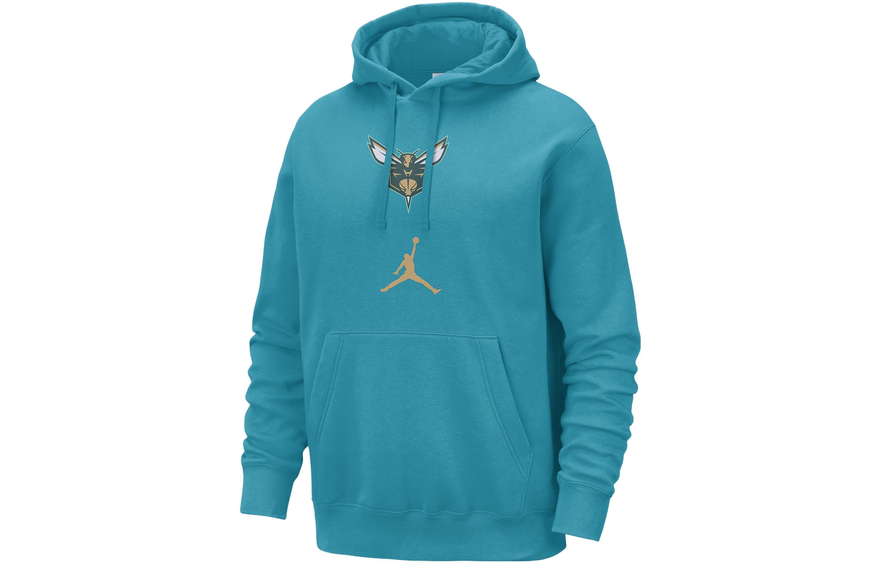 Air Jordan Charlotte Hornets Club Fleece City Edition NBA Pullover Hoodie 'Teal' FB4825-415 sold by KicksCrew product image thumbnail 2