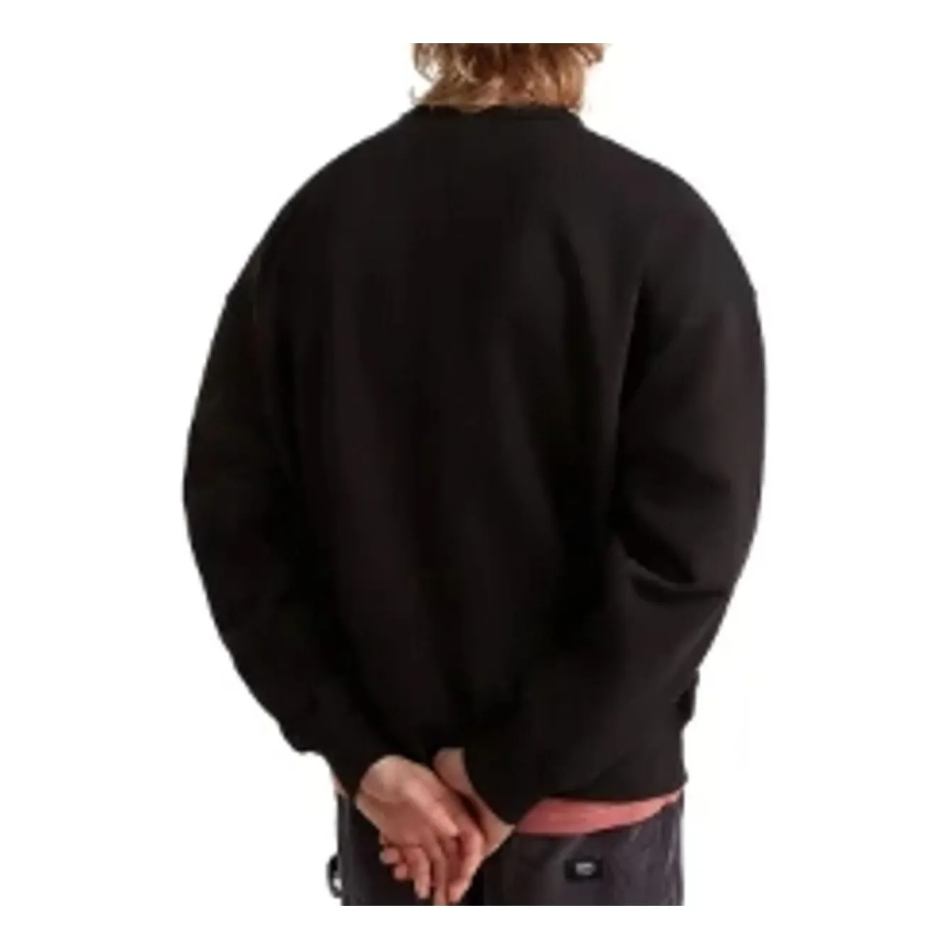 Vans Premium Logo Crew Sweatshirt 'Black' VN000GBWBLK sold by KicksCrew product image thumbnail 2