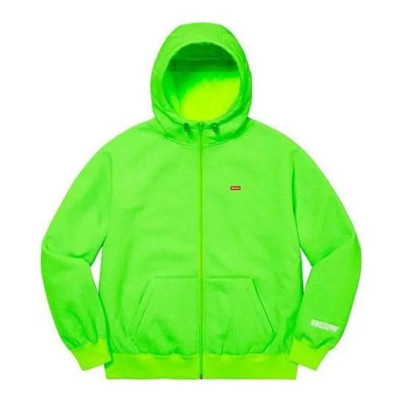 Supreme x WINDSTOPPER Zip Up Hooded Sweatshirt 'Green' SUP-FW21-346 sold by KicksCrew