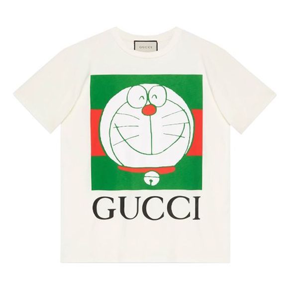 GUCCI ドラえもん シャツ doraemon GUCCI Doraemon T-shirt white short sleeves Size M Japan Rare