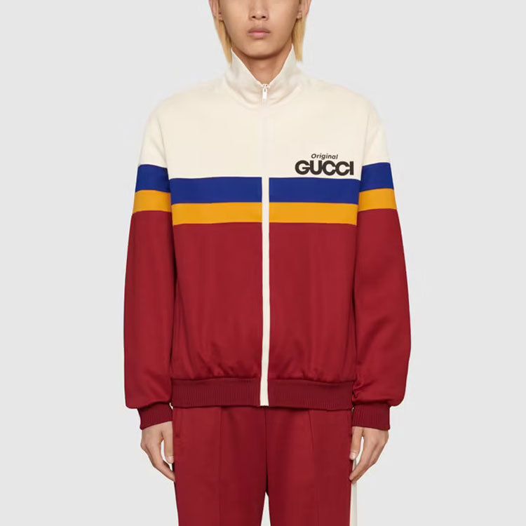 Gucci 'Original Gucci' Print Jersey Jacket 'Multicolor' 673297-XJDUZ-9173 sold by KicksCrew product image thumbnail 3
