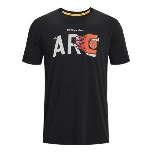 Under Armour Curry Arc T-shirt 'Black' 1376804-001 sold by KicksCrew