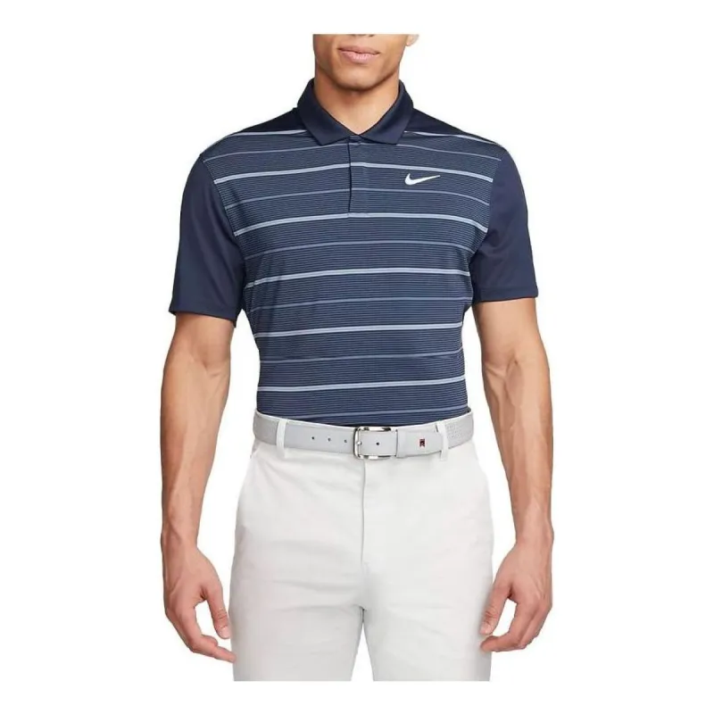 Nike Dri-FIT Tiger Woods Striped Polo Shirt 'Midnight Navy' DR5318-410 sold by KicksCrew