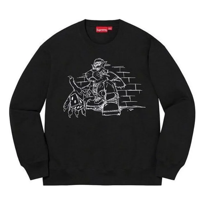 Supreme Dice Crewneck 'Black White' SUP-FW21-334 sold by KicksCrew