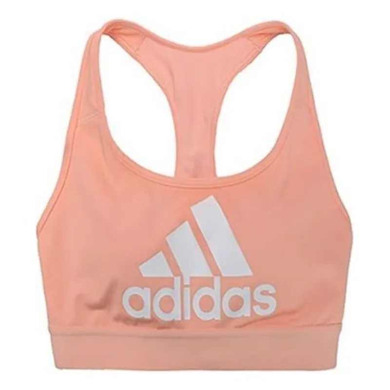 (WMNS) adidas Don't Rest Bra 'Pink White' FH8012 sold by KicksCrew