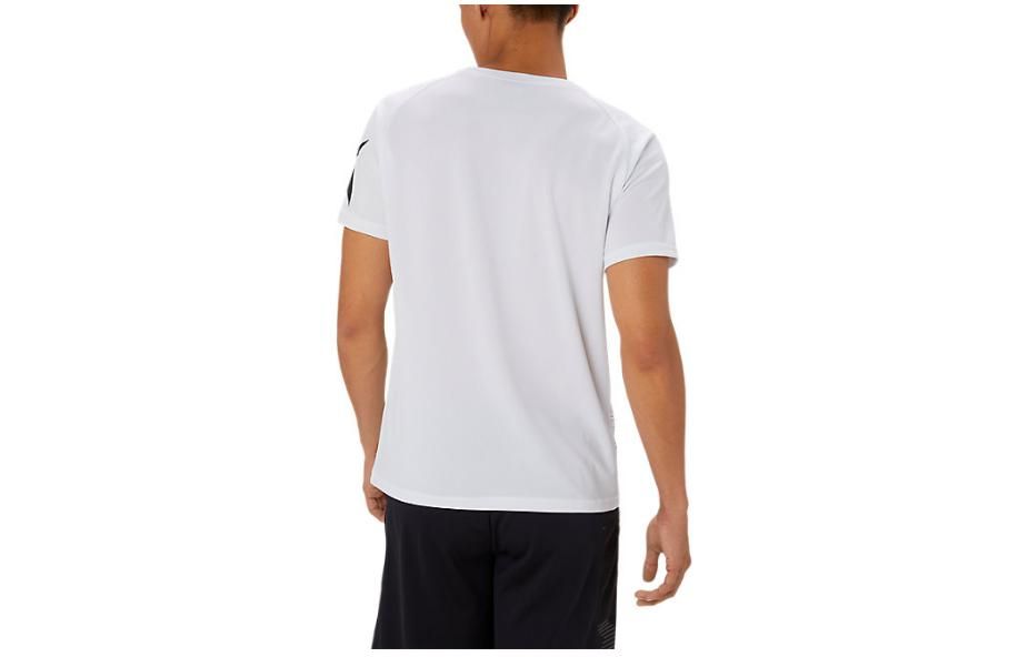 Asics A-I-M Dry Graphic Short Sleeve T-Shirt 'Brilliant White' 2031E553-100 sold by KicksCrew product image thumbnail 2