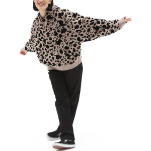 (WMNS) Vans Dotty Check Hoodie 'Brown Black' VN0A7RO1BLK sold by KicksCrew