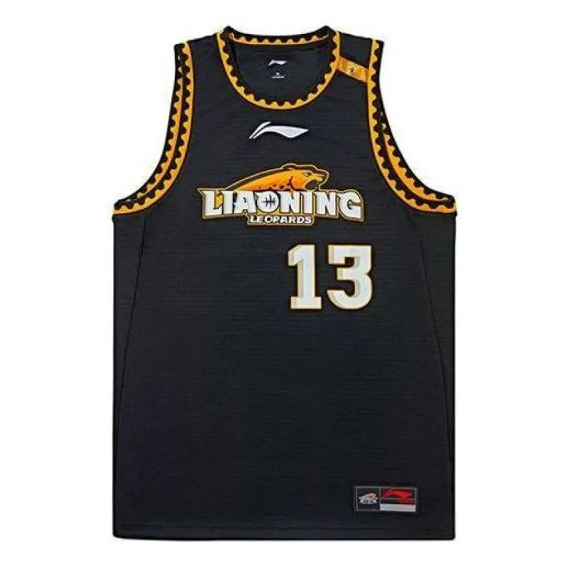 Li-Ning x CBA Allen Guo Liaoning Flying Leopards Road Jersey 'Black White' AAYR641-2 sold by KicksCrew