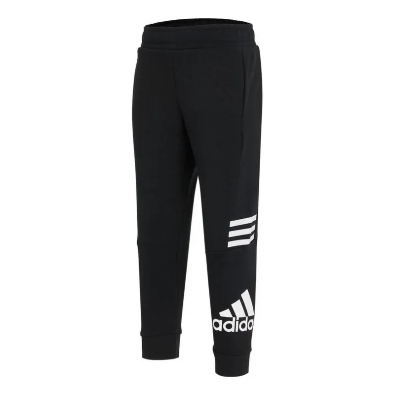 (GS) adidas Badge of Sport Jogger Pants Asia Sizing 'Black White' H40256 sold by KicksCrew