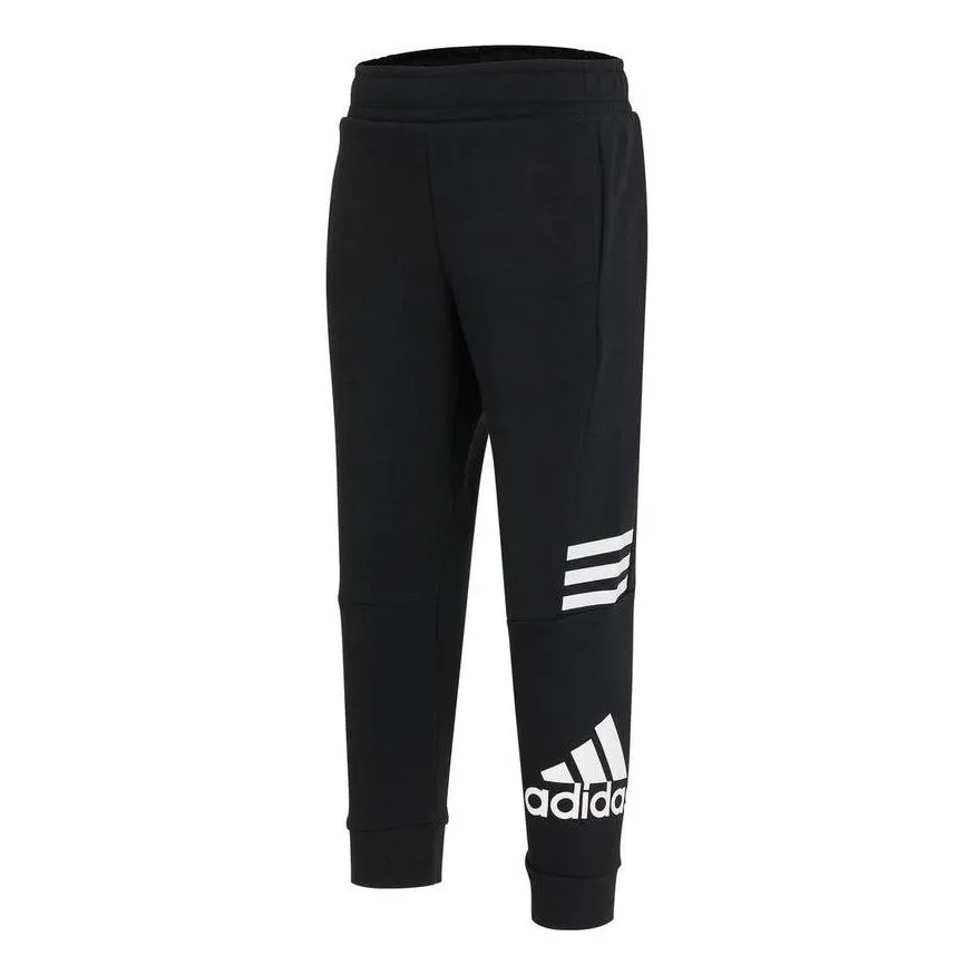 (GS) adidas Badge of Sport Jogger Pants Asia Sizing 'Black White' H40256 sold by KicksCrew