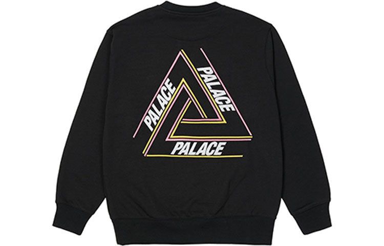 Palace Outliner Mit Designer Crew Sweater 'Black' P21CW008 sold by KicksCrew product image thumbnail 2