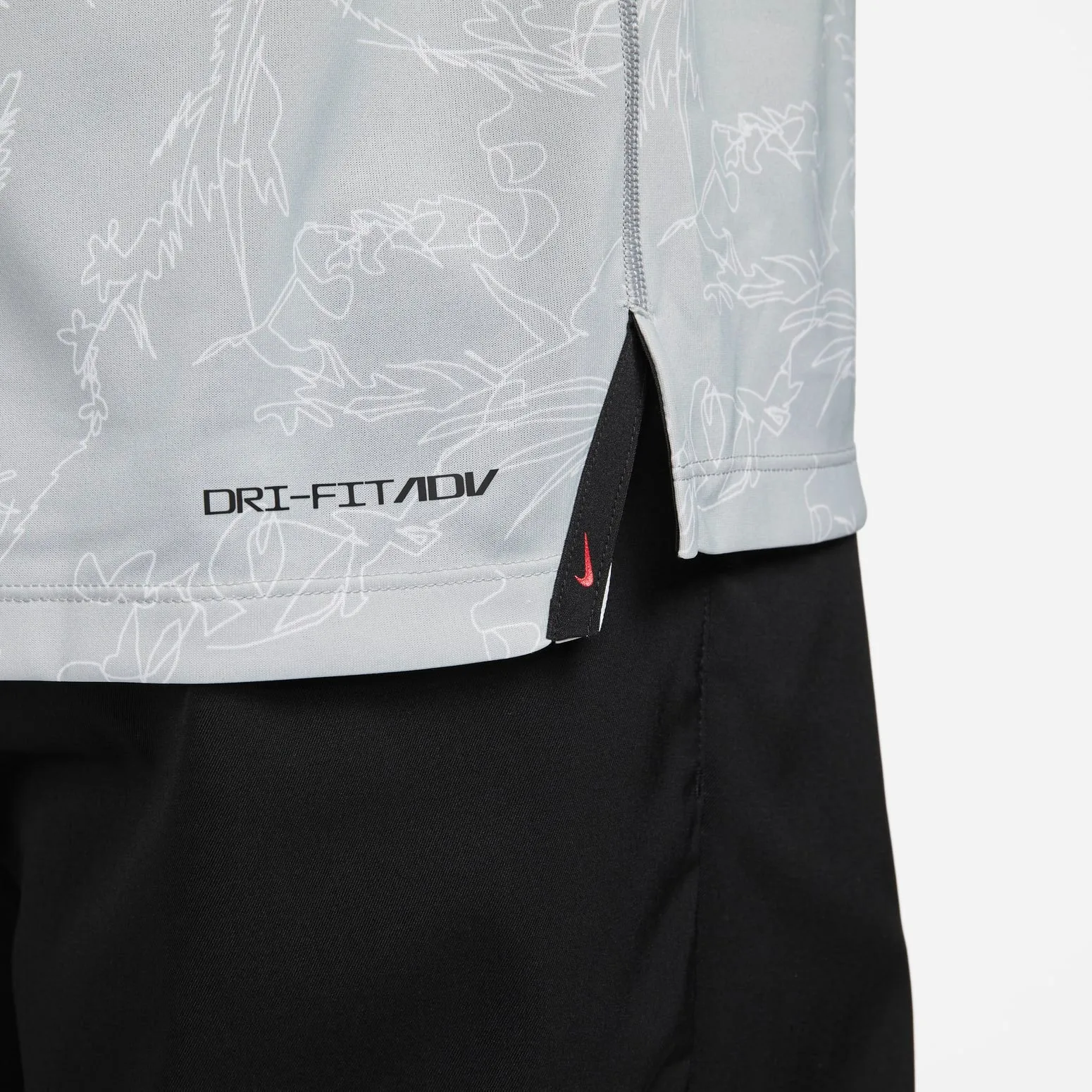 Nike Tiger Woods Dri-FIT ADV Contour Print Polo Shirt 'Grey' DX6092-077 sold by KicksCrew product image thumbnail 5