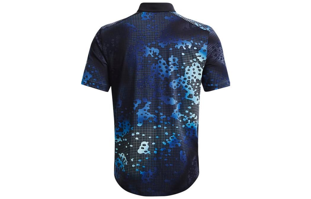 Under Armour Curry Polar Polo Shirt 'Blue Black' 1373679-001 sold by KicksCrew product image thumbnail 2