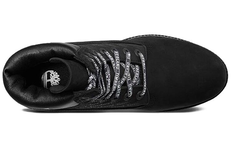 Timberland 6-Inch Premium Logo Wide-Fit Boots 'Black Nubuck' A1TUW sold by KicksCrew product image thumbnail 3