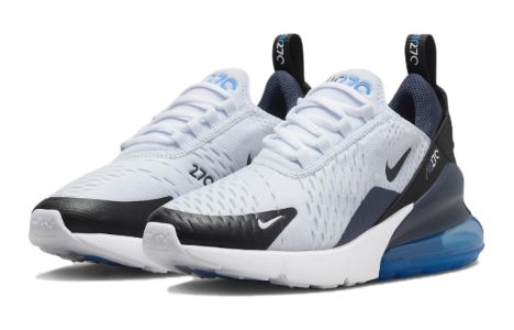 (GS) Nike Air Max 270 'Football Grey Thunder Blue' 943345-033 sold by KicksCrew