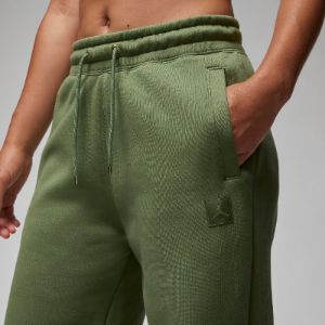 (WMNS) Air Jordan Flight Fleece Pants 'Olive Green' FD7224-340 sold by KicksCrew