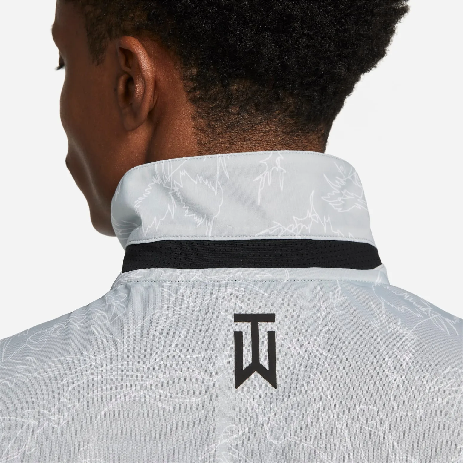 Nike Tiger Woods Dri-FIT ADV Contour Print Polo Shirt 'Grey' DX6092-077 sold by KicksCrew product image thumbnail 4