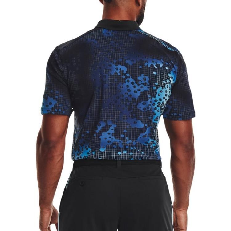 Under Armour Curry Polar Polo Shirt 'Blue Black' 1373679-001 sold by KicksCrew product image thumbnail 4