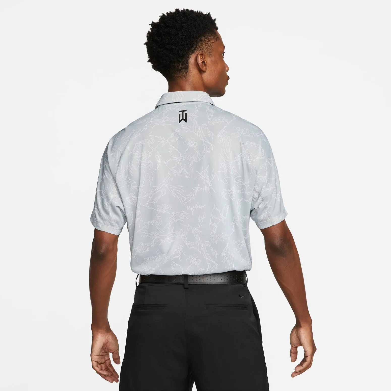 Nike Tiger Woods Dri-FIT ADV Contour Print Polo Shirt 'Grey' DX6092-077 sold by KicksCrew product image thumbnail 2