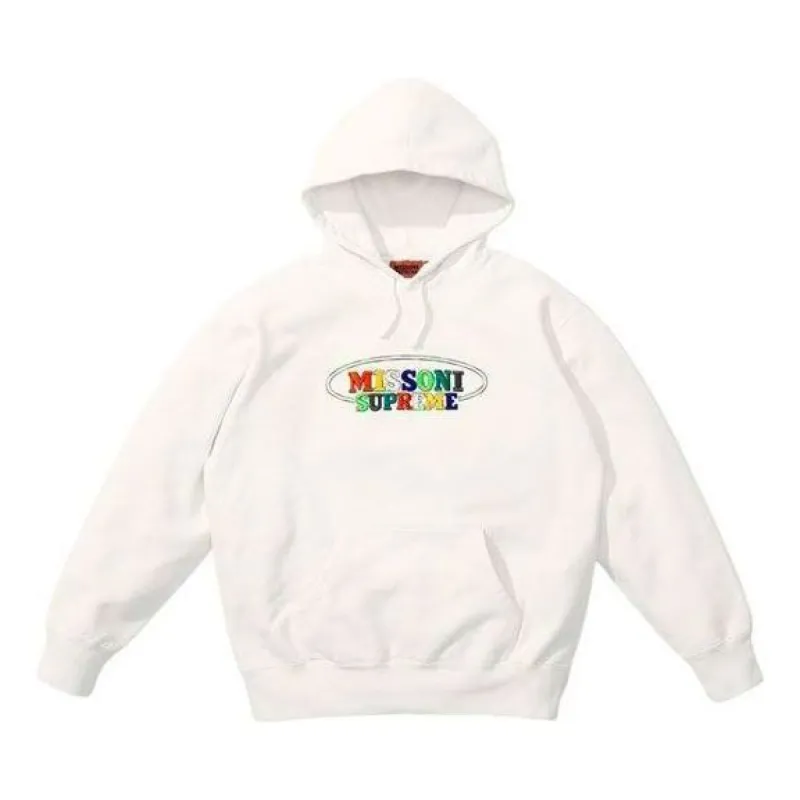 Supreme x Missoni Hooded Sweatshirt 'White' SUP-FW21-312 sold by KicksCrew