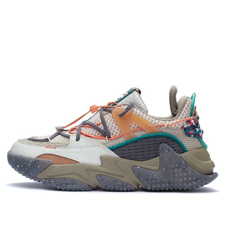 Li-Ning Counterflow WuXing Fashion Show 'White Grey Green' AGLR171-2 sold by KicksCrew