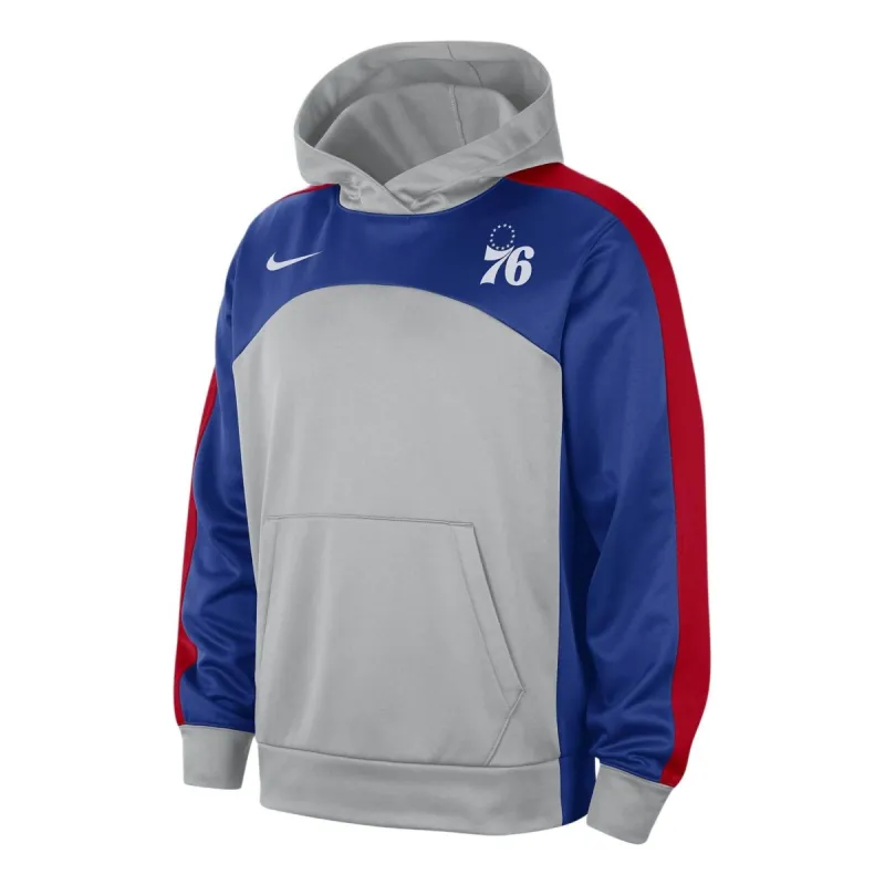 Nike Therma-FIT NBA Philadelphia 76ers Starting 5 Graphic Hoodie 'Grey' FD8752-007 sold by KicksCrew