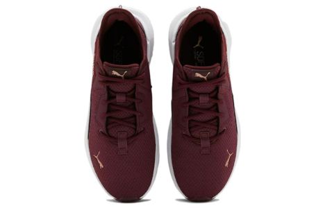 (WMNS) PUMA Platinum Shimmer 'Burgundy White' 195265-07 sold by KicksCrew