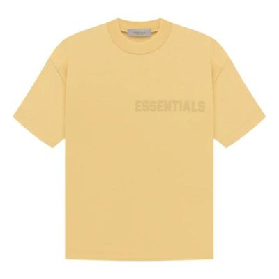 Fear of God Essentials SS23 Logo Tee 'Light Tuscan' 125BT222002F sold by KicksCrew