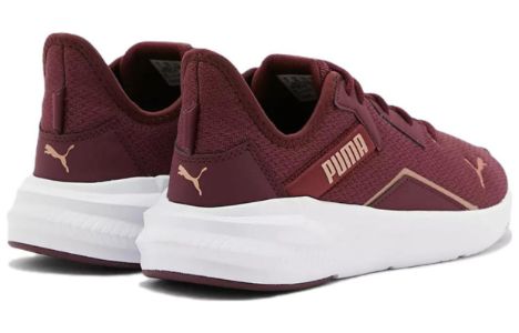 (WMNS) PUMA Platinum Shimmer 'Burgundy White' 195265-07 sold by KicksCrew