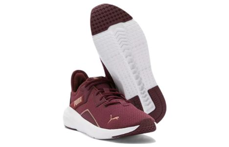 (WMNS) PUMA Platinum Shimmer 'Burgundy White' 195265-07 sold by KicksCrew