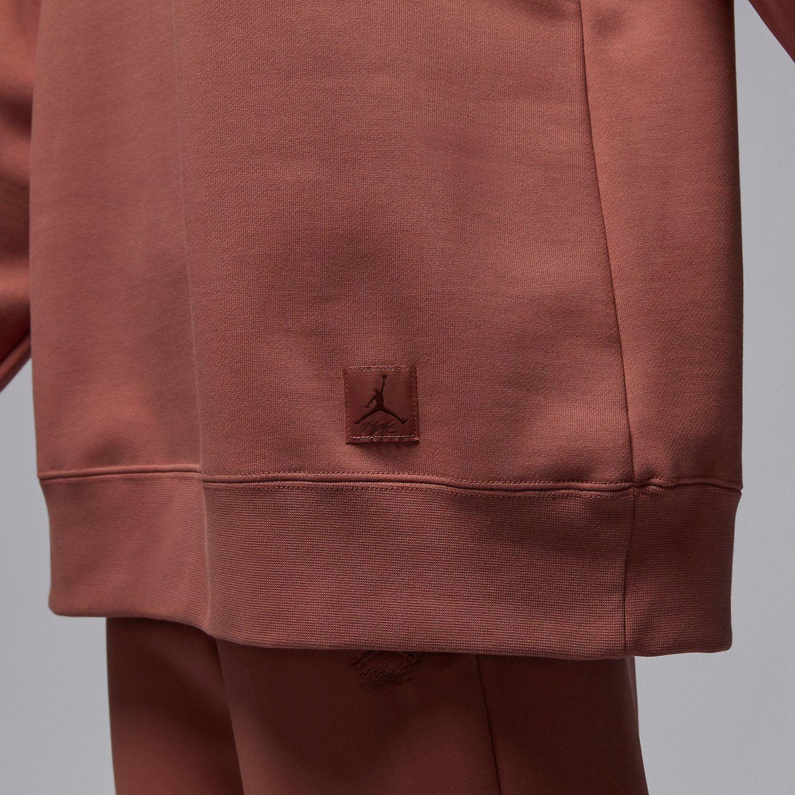 (WMNS) Air Jordan Flight Fleece Crew-neck Sweatshirt 'Sky J Orange' FB5117-810 sold by KicksCrew product image thumbnail 2