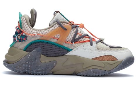 Li-Ning Counterflow WuXing Fashion Show 'White Grey Green' AGLR171-2 sold by KicksCrew