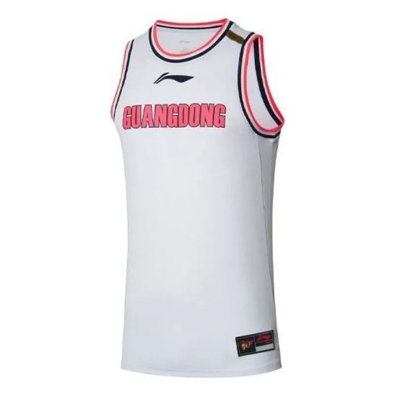 Li-Ning x CBA Guangdong Southern Tigers Jersey 'White Red' AAYR443-1 sold by KicksCrew
