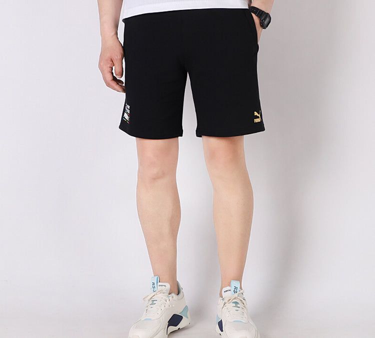 Puma Tailored For Sport Worldhood Shorts 'Black White Orange' 599288-01 sold by KicksCrew product image thumbnail 3