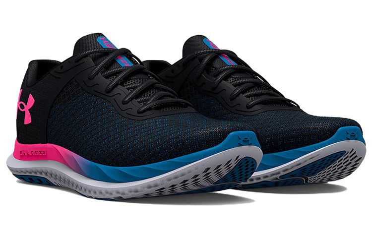 (WMNS) Under Armour Charged Breeze 'Black Electro Pink' 3025130-002 sold by KicksCrew product image thumbnail 3