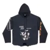 Balenciaga Speed Hunters Upside Down Hoodie Oversized 'Black Faded' 698156TMVD11000 sold by KicksCrew