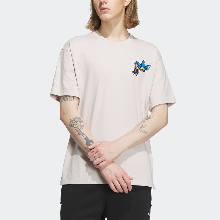 adidas originals x Monkey Kingdom GFX T-shirt 'Wonder Beige' IP1792 sold by KicksCrew product image thumbnail 2
