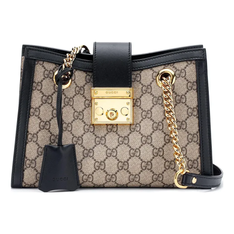 (WMNS) Gucci Padlock Small GG Shoulder Bag 'Beige Black' 498156-KHNKG-9769 sold by KicksCrew