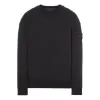 STONE ISLAND Ghost Crewneck Sweatshirt 'Black' 7715633F3-V0029 sold by KicksCrew