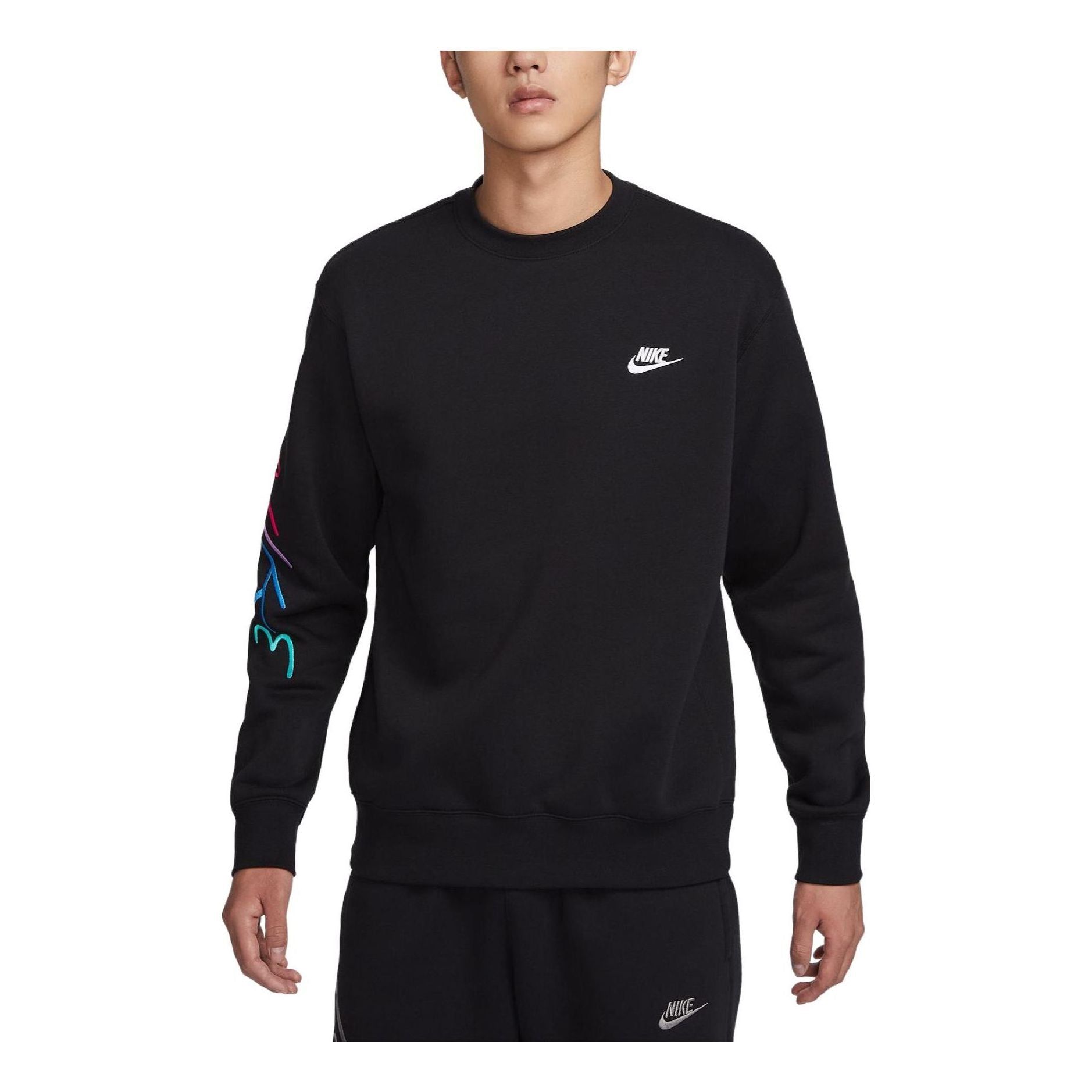 Nike Club Fleece Sweater 'Black' FB7476-011 sold by KicksCrew