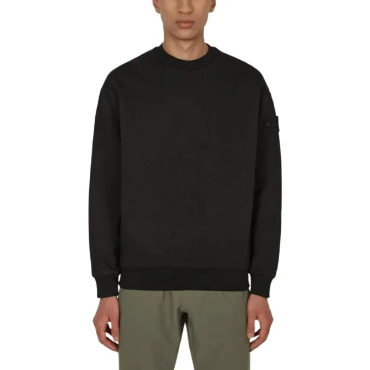 STONE ISLAND Ghost Crewneck Sweatshirt 'Black' 7715633F3-V0029 sold by KicksCrew product image thumbnail 4
