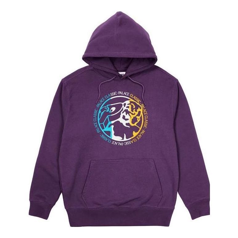 Palace SS22 Classico Hoodie 'Purple' P22CS053 sold by KicksCrew