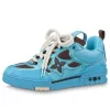 LOUIS VUITTON Skate Sneakers 'Blue Brown' 1ABMID sold by KicksCrew