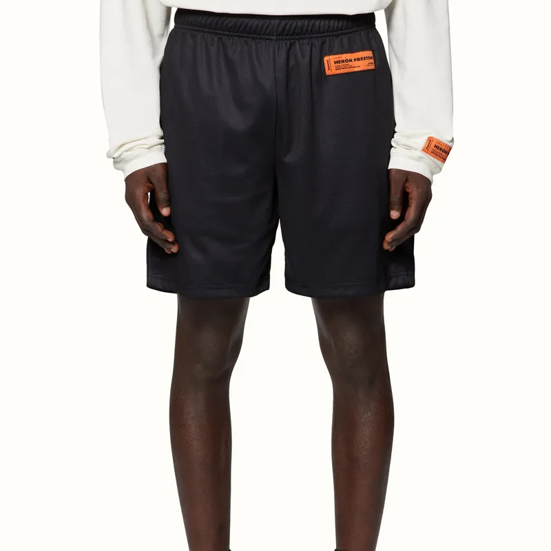 HERON PRESTON Dry Fit Shorts 'Black' HMVH001S22JER0011000 sold by KicksCrew product image thumbnail 3
