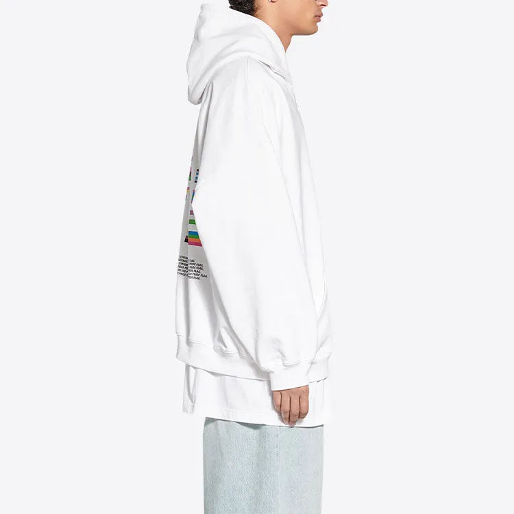 Balenciaga Pride Hoodie Boxy Fit 'White' 651799TMVO30904 sold by KicksCrew product image thumbnail 5