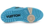 LOUIS VUITTON Skate Sneakers 'Blue Brown' 1ABMID sold by KicksCrew