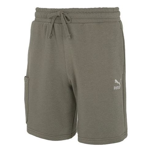 Puma Classics 8-inch shorts 'Olivegreen' 532634-73 sold by KicksCrew