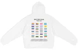 Balenciaga Pride Hoodie Boxy Fit 'White' 651799TMVO30904 sold by KicksCrew